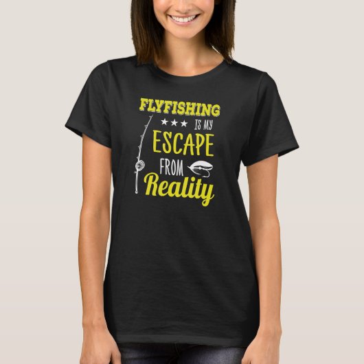 Vliegtuigontsnapping uit de Natuur van echte forel T-shirt (Voorkant)