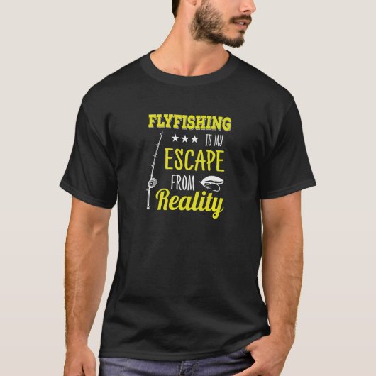 Vliegtuigontsnapping uit de Natuur van echte forel T-shirt (Voorkant)