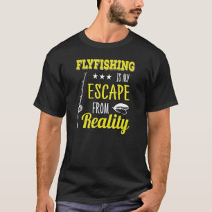 Vliegtuigontsnapping uit de Natuur van echte forel T-shirt