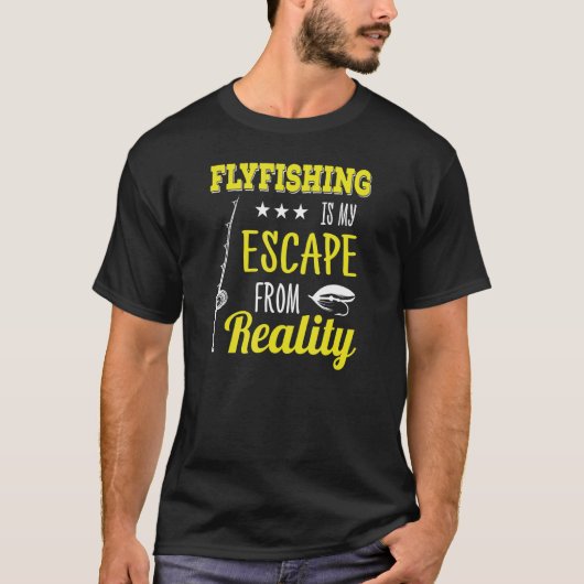 Vliegtuigontsnapping uit de Natuur van echte forel T-shirt (Voorkant)