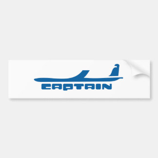 vliegtuigontwerp kapitein bumpersticker