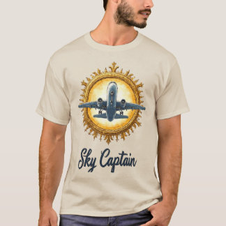  vliegtuigontwerp - Sky Captain Art. T-shirt