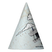  vliegtuigpassagiers Birthday Party Feesthoedjes (Links)