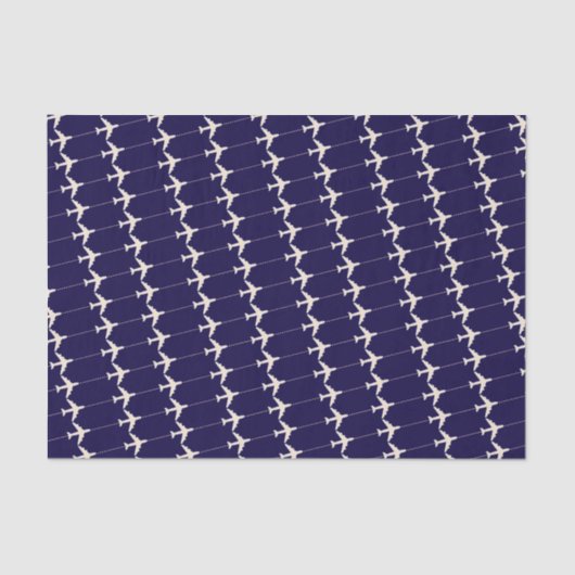 vliegtuigpatroon tissuepapier (Voorkant)