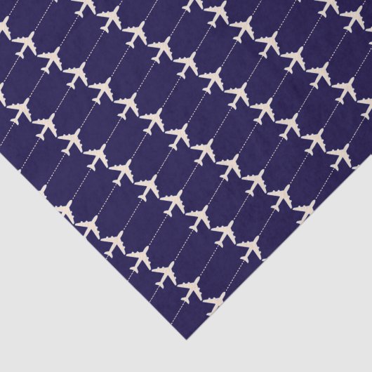 vliegtuigpatroon tissuepapier (Detail)