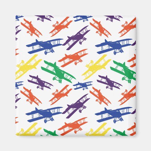 vliegtuigpatroon voor primaire kleuren magneet (Voorkant)