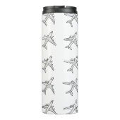 vliegtuigpatroontrommels thermosbeker (Achterkant)