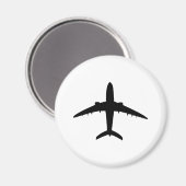 vliegtuigpictogram vliegtuig magneet (Voorkant / Achterkant)