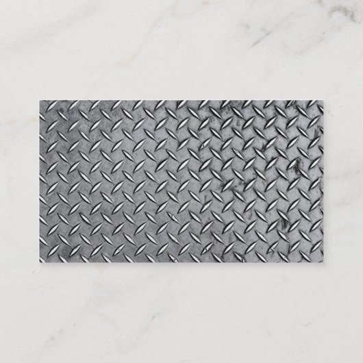 Vliegtuigpiloot - Bord met diamant Visitekaartje (Achterkant)