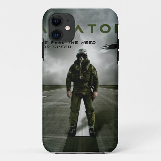 Vliegtuigpiloot Case-Mate iPhone Case (Achterkant)