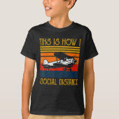 Vliegtuigpiloot: Dit is hoe sociaal T-shirt (Voorkant)