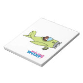 Vliegtuigpiloot - Donker Notitieblok (Linkerzijde)