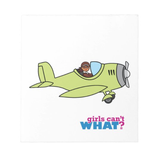 Vliegtuigpiloot - Donker Notitieblok (Voorkant)