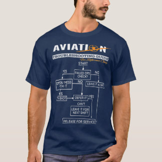 Vliegtuigpiloot Funny Pilot Probleem Oplossen T-shirt