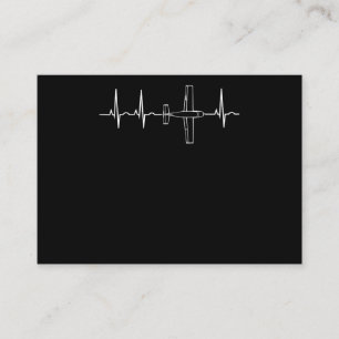 Vliegtuigpiloot: Heartbeat-vliegcadeau Visitekaartje