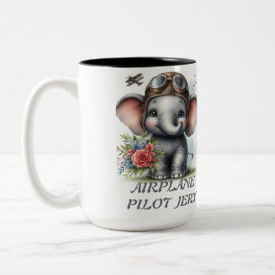 VLIEGTUIGPILOOT JERY TWEEKLEURIGE KOFFIEMOK