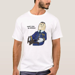 Vliegtuigpiloot: "Noem me geen Shirley" T-shirt