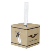 Vliegtuigpiloot op oud papier decoratie (Voorkant hoekig)