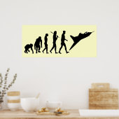 Vliegtuigpiloot piloot mannen poster (Keuken)