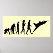 Vliegtuigpiloot piloot mannen poster (Voorkant)