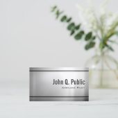 Vliegtuigpiloot - Roestvrij staal Visitekaartje (Staand voorkant)