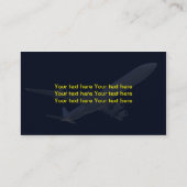 Vliegtuigpiloot Visitekaartje (Achterkant)