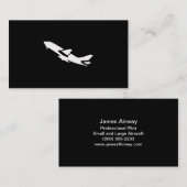 Vliegtuigpiloot Visitekaartje (Voorkant / Achterkant)