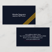 Vliegtuigpiloot Visitekaartje (Voorkant / Achterkant)