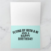  VLIEGTUIGPLANE BIRTHDAAGKAARTEN KAART (Binnen)