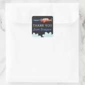 Vliegtuigpret gepersonaliseerd dank u Stickers (Tas)