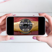 Vliegtuigpropeller Birthday Party Kaart