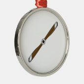 vliegtuigpropeller metalen ornament (Rechts)