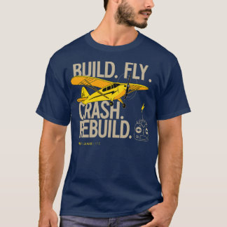 Vliegtuigreconstructie RC-vliegtuigen maken T-shirt