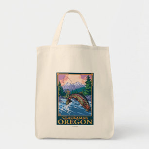 Vliegtuigscène - Clackamas, Oregon Tote Bag