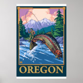 Vliegtuigscène - Oregon Poster (Voorkant)