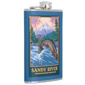 Vliegtuigscène - Sandy River, Oregon Heupfles (Rechts)