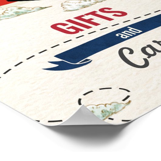  vliegtuigschenkingen en -Kaarten Poster (Hoek)