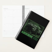 Vliegtuigschoft bij nacht planner (Display)