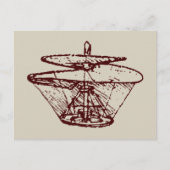 vliegtuigschroef briefkaart (Voorkant)