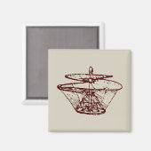 vliegtuigschroef magneet (Voorkant / Achterkant)