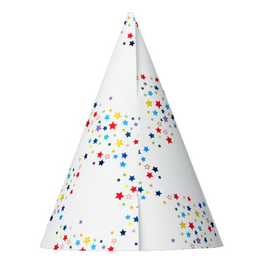  vliegtuigshow verjaardagssterren feesthoedjes (Achterkant)