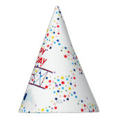 vliegtuigshow verjaardagssterren feesthoedjes (Rechts)