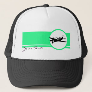Vliegtuigsilhouet Trucker Pet
