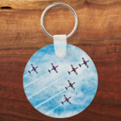 vliegtuigsleutelhanger sleutelhanger (Voorkant)