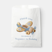  vliegtuigSpeelgoed Birthday Favor Bag Bedankzakje (Voorkant)