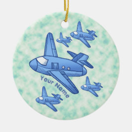 Vliegtuigsquadron ornament