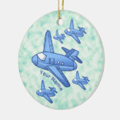Vliegtuigsquadron ornament (Links)