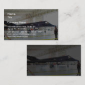 Vliegtuigstealth Fighter Visitekaartje (Voorkant / Achterkant)