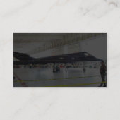 Vliegtuigstealth Fighter Visitekaartje (Achterkant)