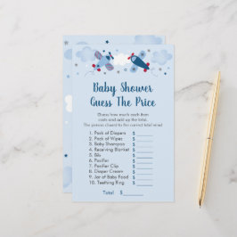 Vliegtuigsterren denken dat het prijsspel Baby sho